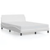 vidaXL Bedframe Kunstleer Wit 120x200 cm | Nu 30% Korting!