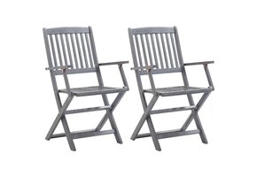 vidaXL Acaciahouten Tuinstoelen (2 st.) - 50% Korting!