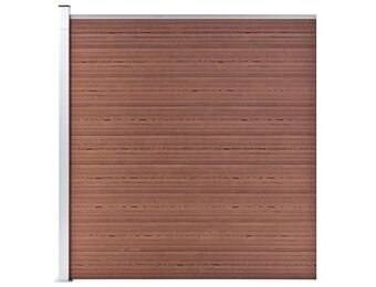 vidaXL Schutting HKC bruin - 175x186 cm - 40% Korting!