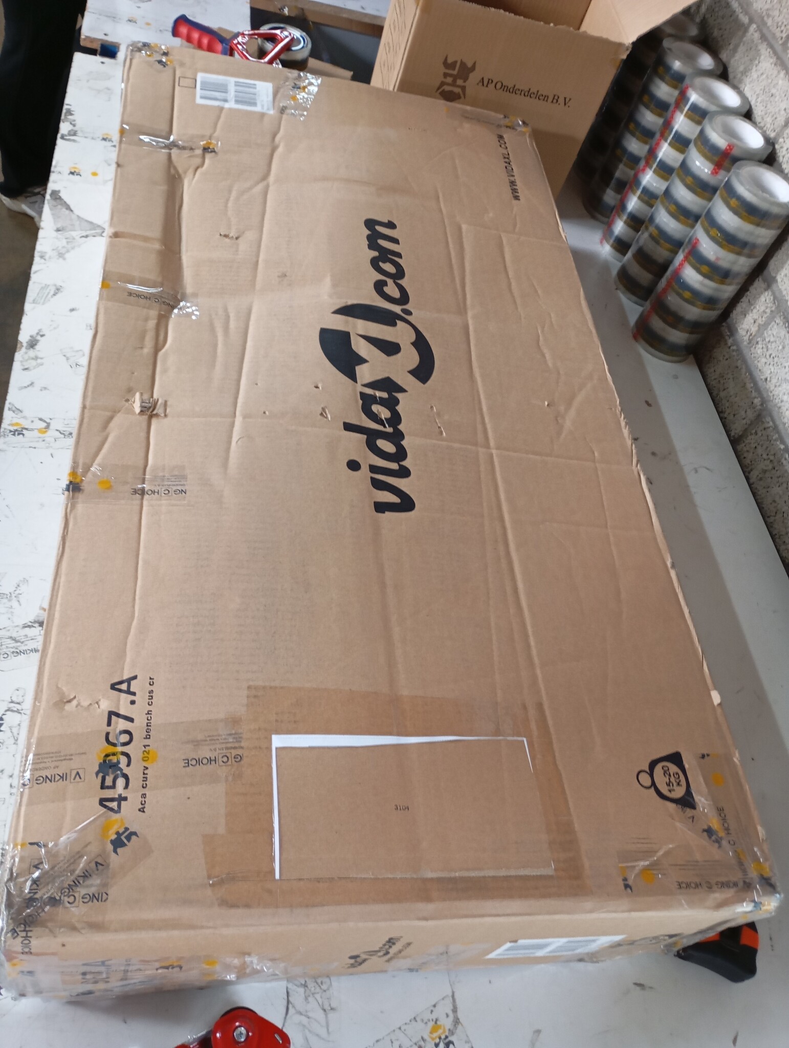 VidaXL Tuinbank 2-zits Acaciahout met Kussen - 50% Korting