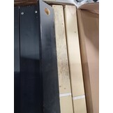 vidaXL Bedframe Grenenhout Zwart 200x200 cm - Nu 50% Korting!