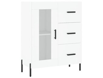 vidaXL Dressoir Wit (69,5x34x90 cm) - 35% Korting!