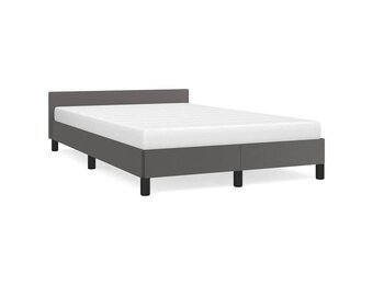 vidaXL Bedframe Grijs (120x200cm) - 60% Korting