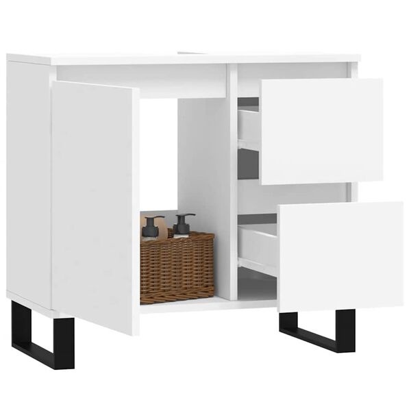 vidaXL Badkamerkast 65x33x60cm Wit | -50% Korting