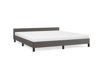 VidaXL Bedframe Grijs 160x200 cm - 30% Korting