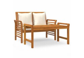 vidaXL 2-delige Loungeset Acaciahout - 30% Korting!