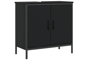 vidaXL Wastafelkast Zwart 60x30x60 cm - 30% Korting