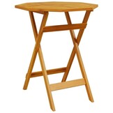 VidaXL Tuintafel Acaciahout Inklapbaar Ø70x75 cm | 30% Korting