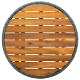 vidaXL Tafeltje - 30% Korting! Poly Rattan & Acaciahout