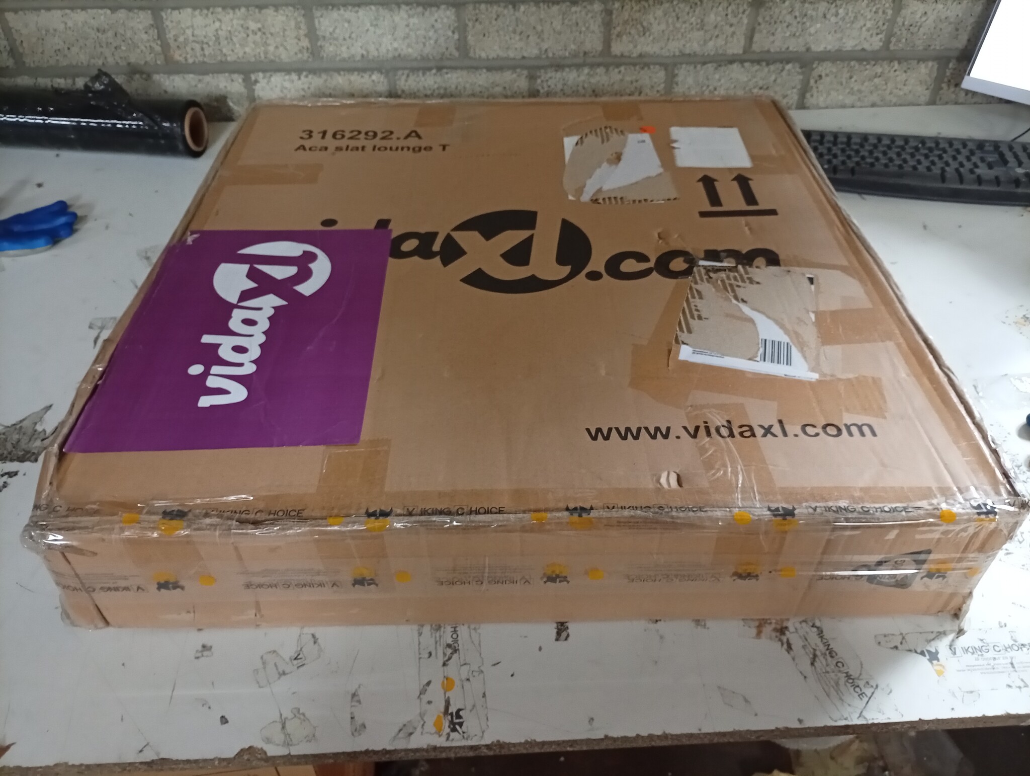 vidaXL Salontafel Massief Acaciahout (65x65x35 cm) - 40% Korting