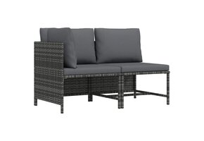 vidaXL Loungeset met kussens - 30% korting