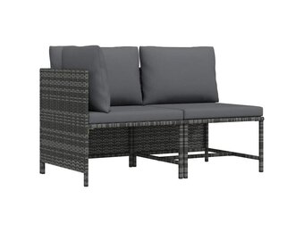 vidaXL Loungeset met kussens - 30% korting