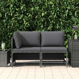 vidaXL Loungeset met kussens - 30% korting
