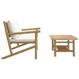 vidaXL Loungeset Bamboe - 30% Korting