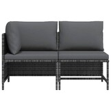 vidaXL Loungeset met kussens - 30% korting