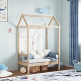 vidaXL Bank met Dak 117,5x70x176,5 cm Grenenhout - 35% Korting!