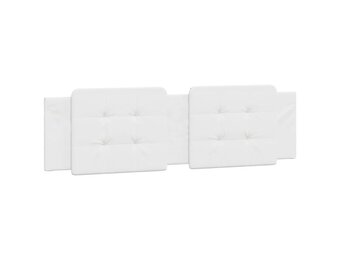 vidaXL Hoofdbordkussen 180 cm Kunstleer Wit - 30% Korting!