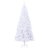 vidaXL Witte Kunstkerstboom 210cm - 35% Korting