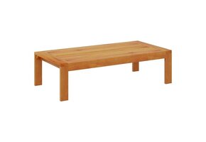 vidaXL Tuintafel Massief Acaciahout 100x50x27 cm - 35% Korting