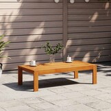 vidaXL Tuintafel Massief Acaciahout 100x50x27 cm - 35% Korting