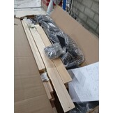 vidaXL Bedframe 120x200 cm Zwart - Stof | 55% Korting!