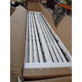 vidaXL Bedframe 120x200 cm Zwart - Stof | 55% Korting!