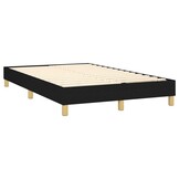 vidaXL Bedframe 120x200 cm Zwart - Stof | 55% Korting!