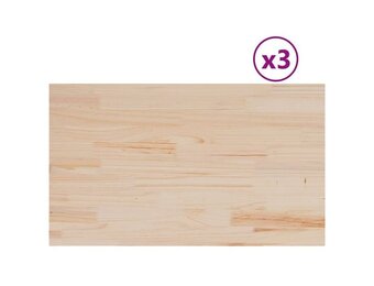 VidaXL Tafelbladen Grenenhout 80x47x2,5 cm - 55% Korting