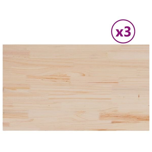 VidaXL Tafelbladen Grenenhout 80x47x2,5 cm - 55% Korting