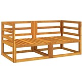 vidaXL Hoekbanken Taupe - 35% Korting! Massief Acaciahout