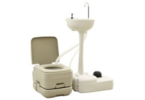 vidaXL Kampeertoilet & Wasbakset 35% Korting