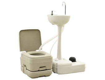 vidaXL Kampeertoilet & Wasbakset 35% Korting
