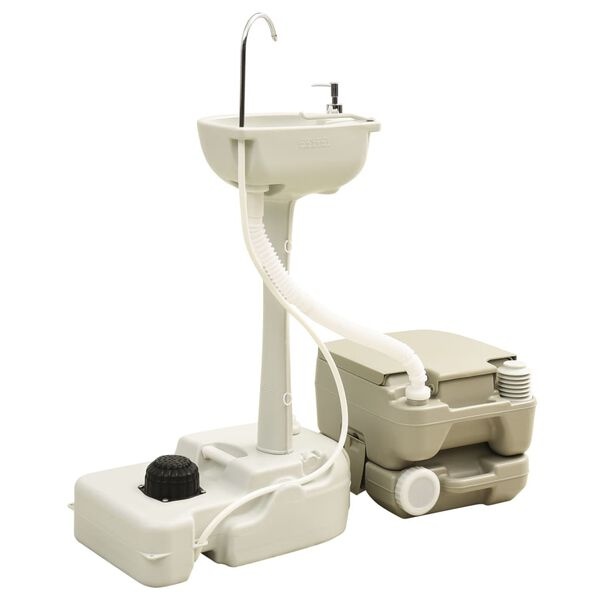 vidaXL Kampeertoilet & Wasbakset 35% Korting