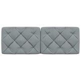 vidaXL Hoofdbordkussen 140cm Stof Lichtgrijs - Nu met 35% Korting!