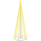 VidaXL Kegelkerstboom 732 LED's Warmwit 160x500cm - 60% Korting!