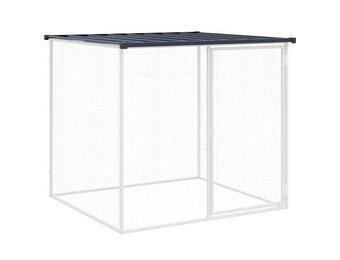 vidaXL Kippenhok met dak - Gegalvaniseerd Staal (55% korting)