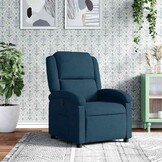 vidaXL Fauteuil Fluweel Blauw - 55% Korting