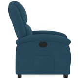 vidaXL Fauteuil Fluweel Blauw - 55% Korting