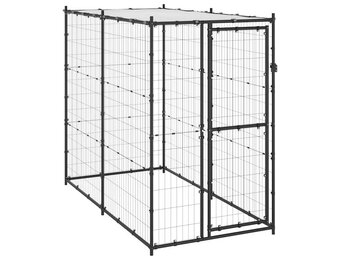 vidaXL Hondenkennel Buiten met Dak (110x220x180 cm) - 35% Korting!