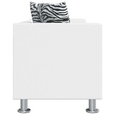 vidaXL Driezitsbank Kunstleer Wit - 30% Korting