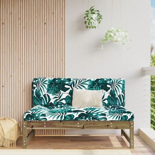 vidaXL Tuinmiddenbank Grenenhout 120x80 cm - 30% Korting!