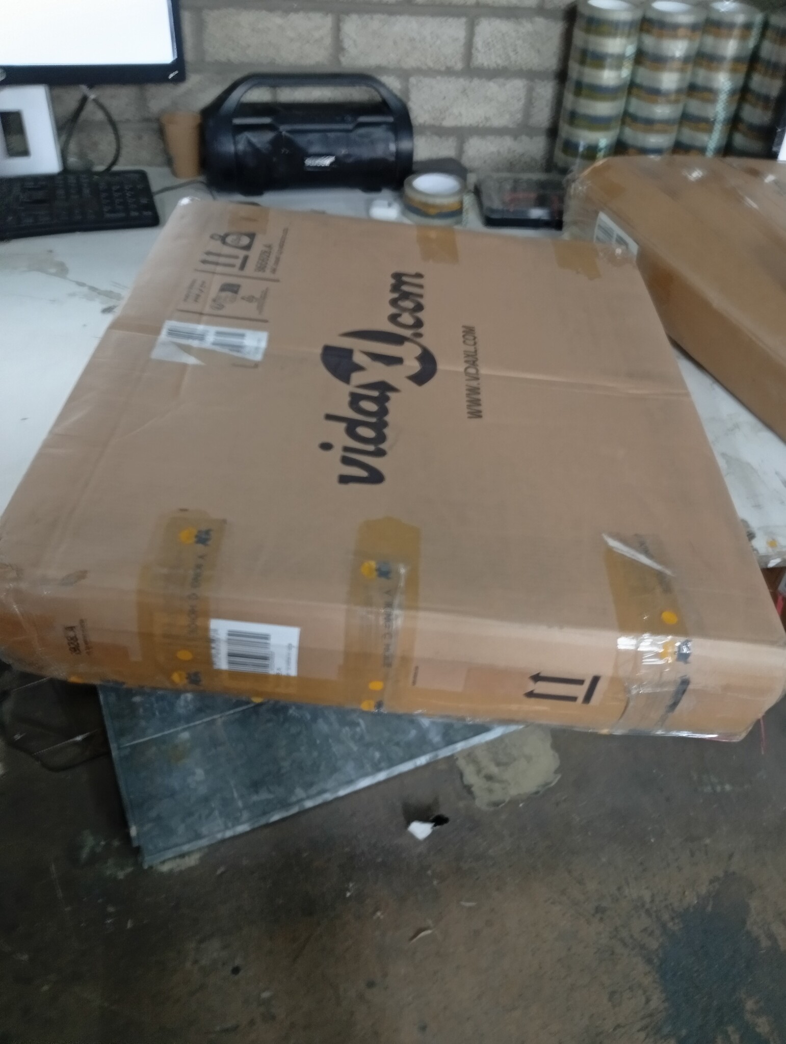 VidaXL Tuinbank Poly Rattan Beige (60% Korting)