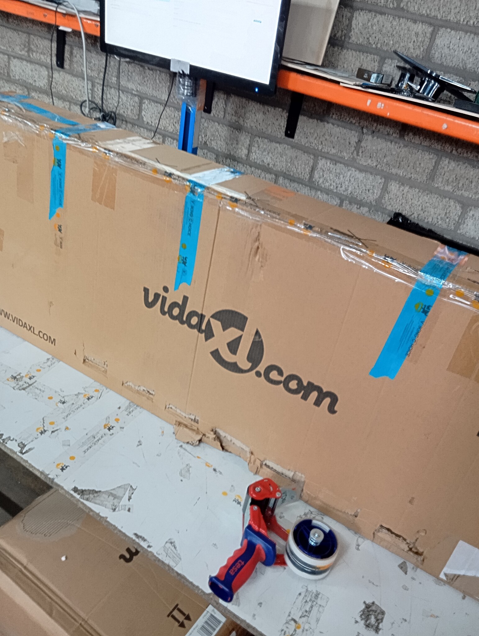 vidaXL Driezitsbank Kunstleer Zwart - 60% Korting