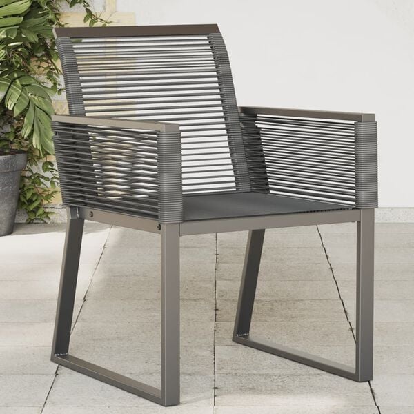 vidaXL Tuinstoelen 2 st poly rattan zwart - 35% korting!