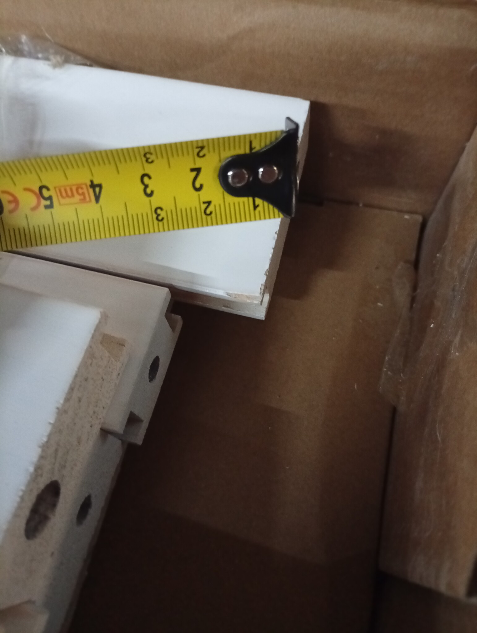 vidaXL Schuifdeur Wit (90x208cm) - Massief Grenenhout | -60%