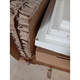 vidaXL Hanghoekkast Lyon Wit (57x57x60cm) - 55% Korting!