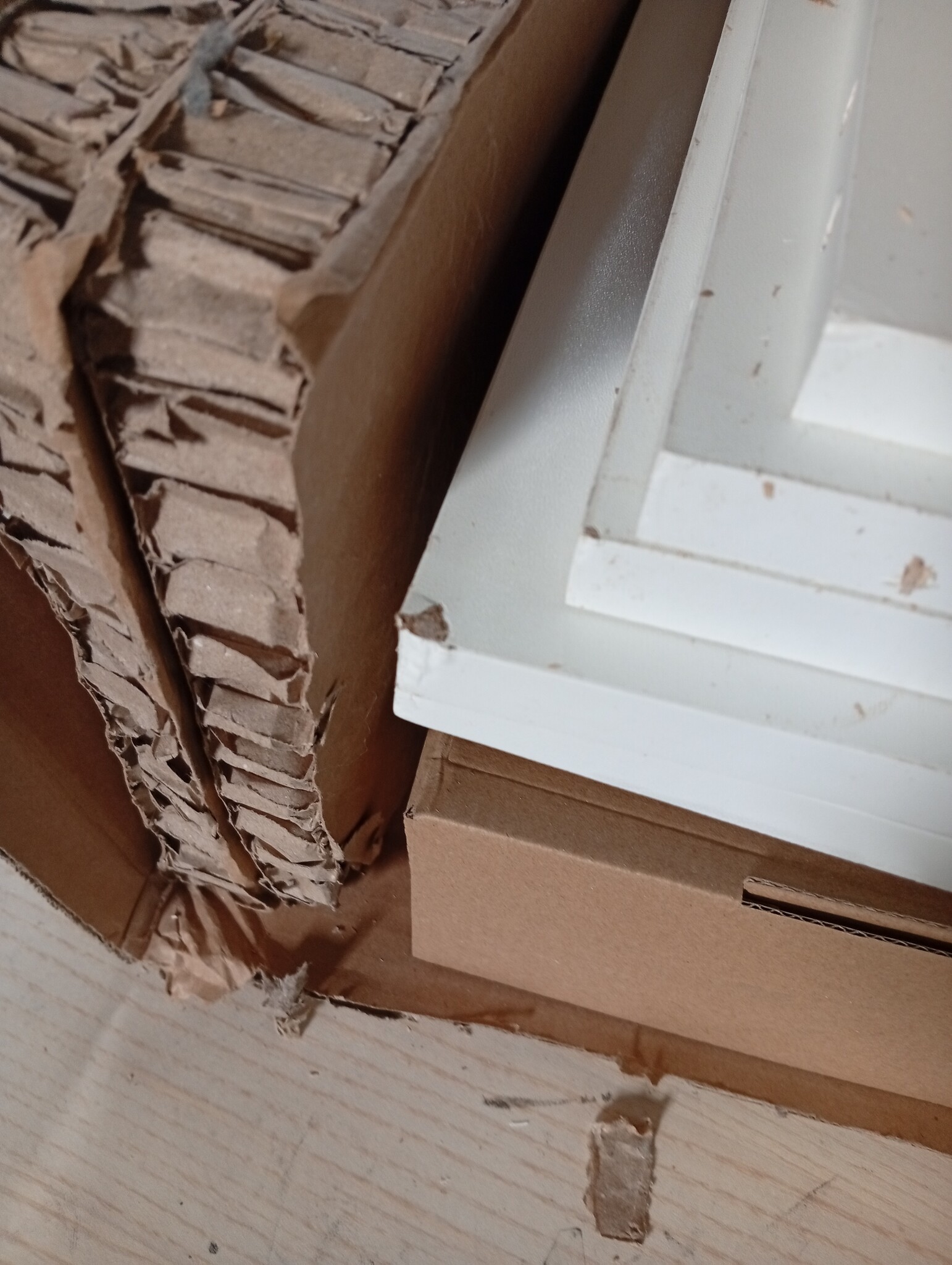 vidaXL Hanghoekkast Lyon Wit (57x57x60cm) - 55% Korting!