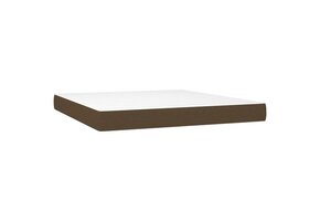 VidaXL Pocketveringmatras 160x200cm - Donkerbruin (35% korting!)