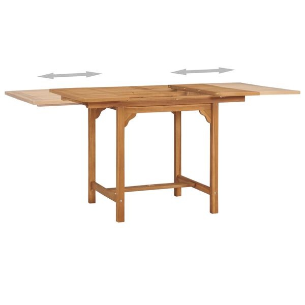 vidaXL Teakhouten Tuintafel Verlengbaar (110-160cm) - 60% Korting!