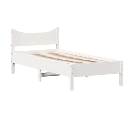 vidaXL Bedframe Grenenhout Wit 90x190cm | -55% Korting!